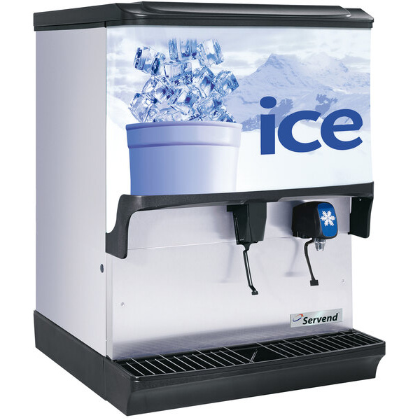 Servend 2704811 S150 Countertop Ice and Water Dispenser - 150 lb. Ice Storage Capacity
