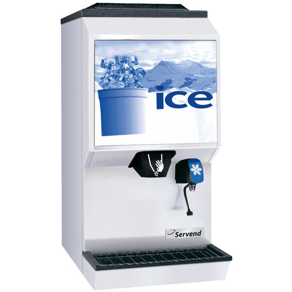 Servend 2706331 M90 Countertop Ice and Water Dispenser - 90 lb. Ice Storage Capacity