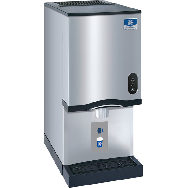 Manitowoc CNF0201A NEO 16 1/4" Air Cooled Countertop Nugget Ice Maker / Dispenser - 10 lb. Bin with Sensor Dispensing - 115V