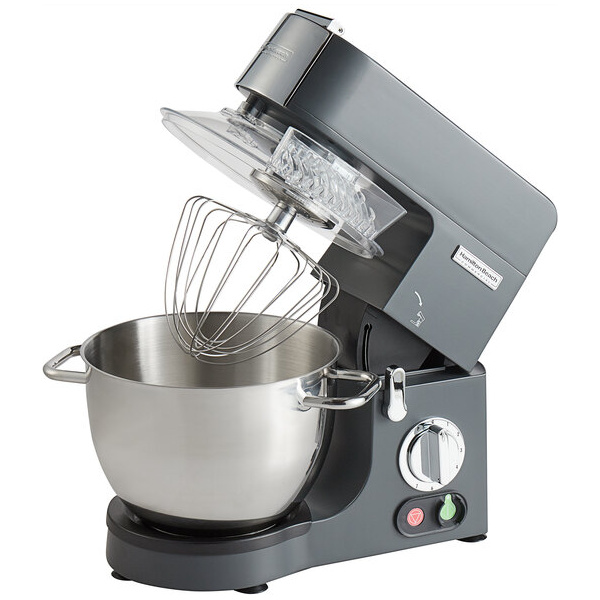 Hamilton Beach 8 Qt. Tilt Head Countertop Mixer with Guard & Standard Accessories - 120V, 1 hp