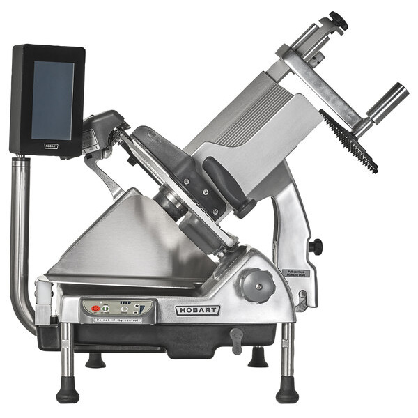 Hobart HS7-1PS 13" Heavy-Duty Automatic Slicer with 10 lb. Portion Scale - 1/2 hp