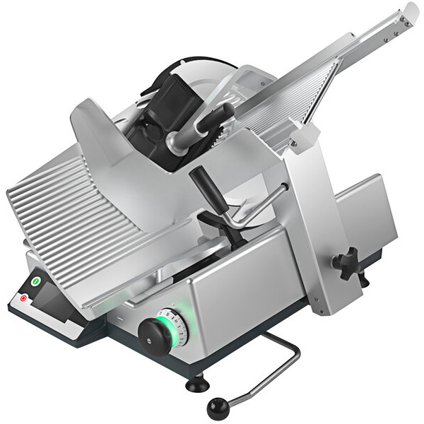 Bizerba GSP H I W-90 13" Manual Gravity Feed Meat Slicer with 6.6 lb. Digital Portion Scale - 1/2 HP