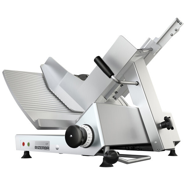 Bizerba GSP H STD-90-GVRB 13" Heavy-Duty Manual Gravity Feed Meat and Cheese Slicer - 1/2 hp
