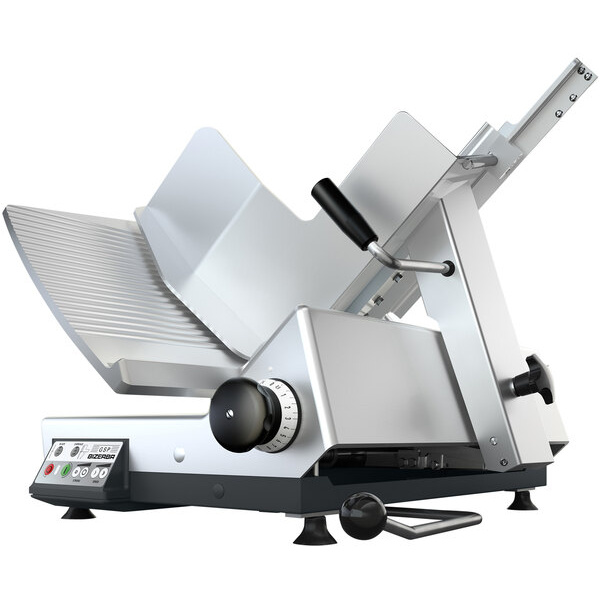 Bizerba GSP HD I 150 13" Heavy-Duty Illuminated Automatic Gravity Feed Meat Slicer - 1/2 hp
