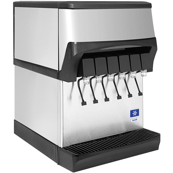 Servend 2706458 CEV-30 6 Valve Sanitary Lever Countertop Beverage Dispenser - 120V