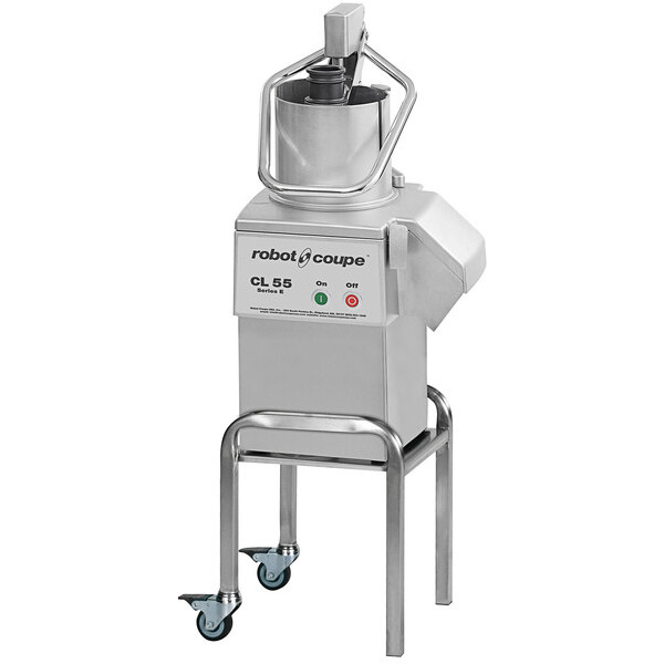 Robot Coupe CL55 Pusher Full Moon Continuous Feed Food Processor - 2 1/2 hp
