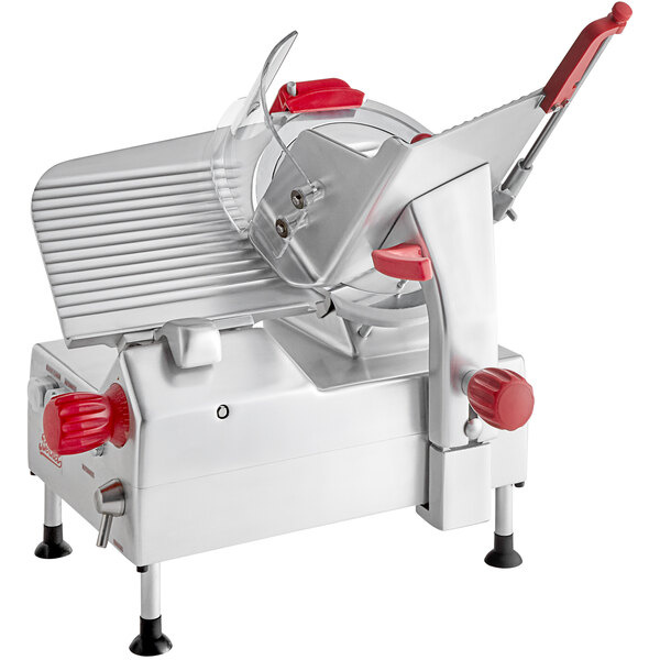 Berkel B12A-SLC 12" Medium-Duty Automatic Gravity Feed Meat Slicer with Manual Use Option - 1/2 hp