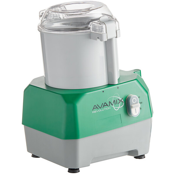 AvaMix Revolution BFP34GY 3 Qt. Gray Batch Bowl Food Processor - 1 hp