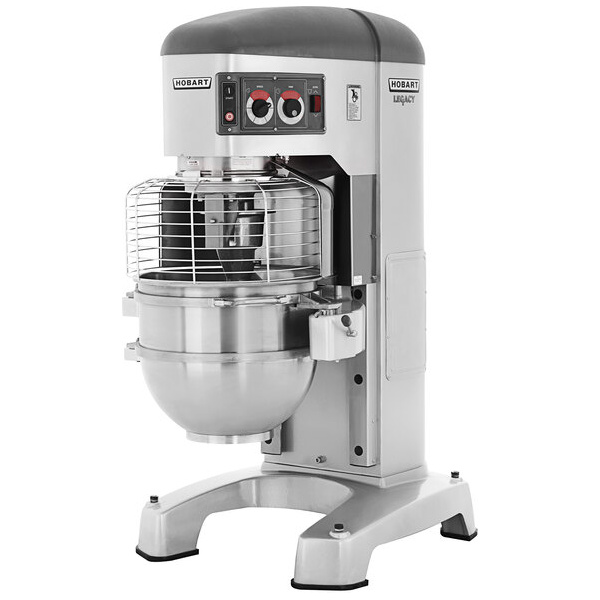 Hobart Legacy HL800-1STD 80 Qt. Planetary Floor Mixer with Guard & Standard Accessories - 240V, 3 Phase, 3 hp