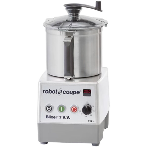 Robot Coupe BLIXER7VV 8 Qt. / 7.5 Liter Variable Speed Batch Bowl Food Processor - 120V, 1 Phase, 2 hp