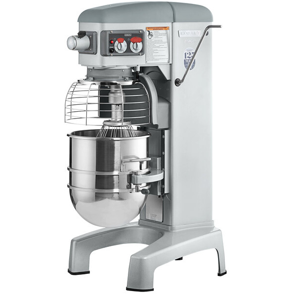 Hobart Legacy+ HL400-1 40 Qt. Planetary Floor Mixer with Guard & Standard Accessories - 240V, 3 Phase, 1 1/2 hp