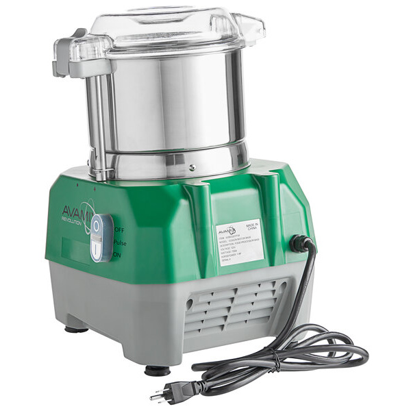 AvaMix Revolution BFP34SS 3 Qt. Stainless Steel Batch Bowl Food Processor - 1 hp