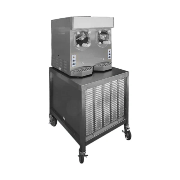 Frosty Factory 215F 24 Qt. Double Cylinder Air-Cooled Frozen Cocktail Floor Machine - 230V