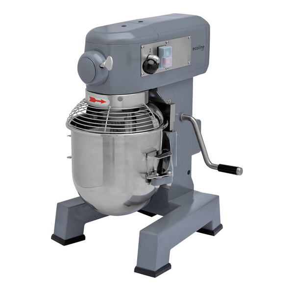 Ecoline by Hobart EMM10-1STD 10 Qt. Planetary Stand Mixer with Guard & Standard Accessories - 120V, 3/4 hp
