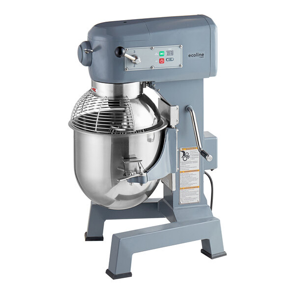 Ecoline by Hobart EMM20-1STD 20 Qt. Planetary Stand Mixer with Guard & Standard Accessories - 120V, 1 HP