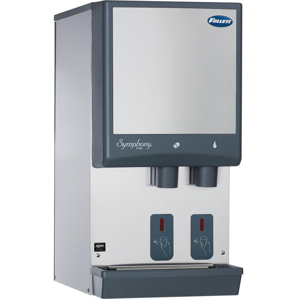 Follett 12CI425A-S Symphony Countertop Air Cooled Ice Maker and Water Dispenser - 12 lb.