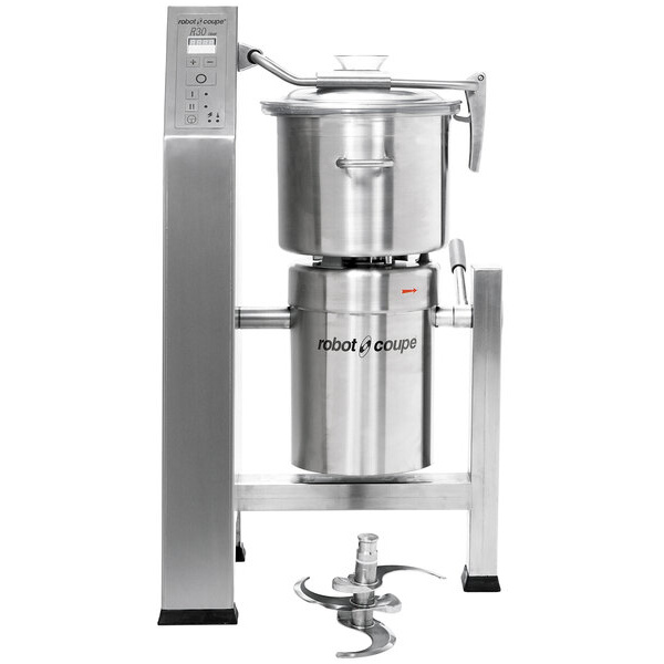 Robot Coupe R30T 2-Speed 33 Qt. / 28 Liter Vertical Cutter Mixer Food Processor - 240V, 3 Phase, 7 hp