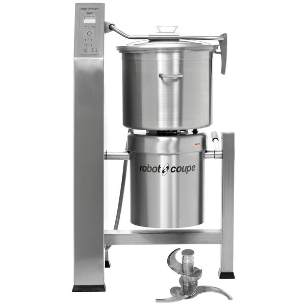 Robot Coupe R60T 2-Speed 66.5 Qt. / 60 Liter Vertical Cutter Mixer Food Processor - 240V, 3 Phase, 16 hp