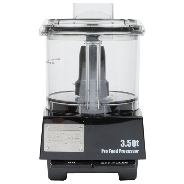 Waring WFP14SW 3.5 Qt. Clear Batch Bowl Food Processor - 1 hp