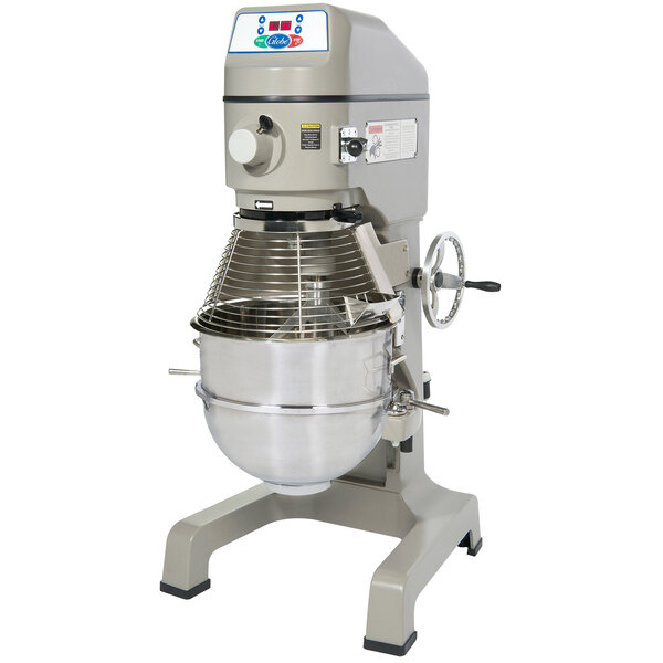 Globe SP40 40 Qt. Planetary Floor Mixer with Guard & Standard Accessories - 208V, 3 Phase, 2 hp