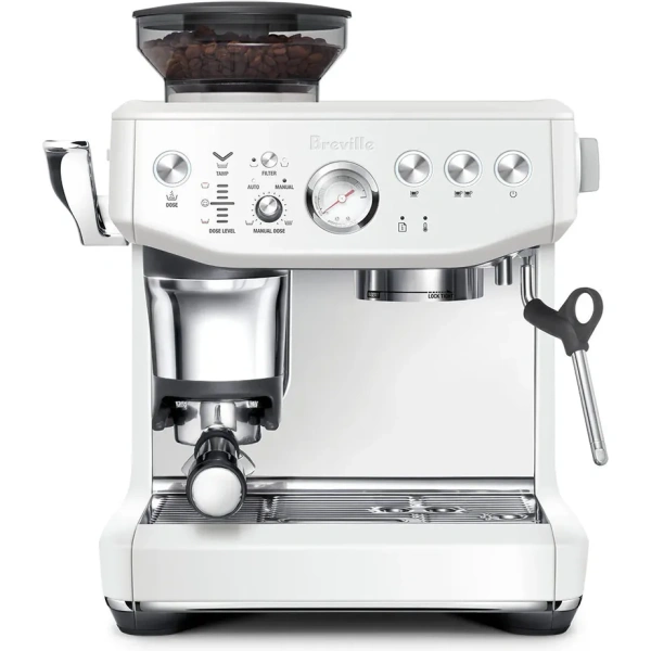 Breville The Barista Express Impress Semi-Automatic Espresso Machine BES876SST (Sea Salt)