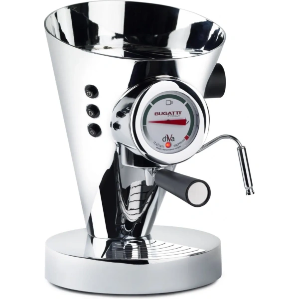 Bugatti Diva Espresso & Cappuccino Machine 15-DIVACR (Chrome)