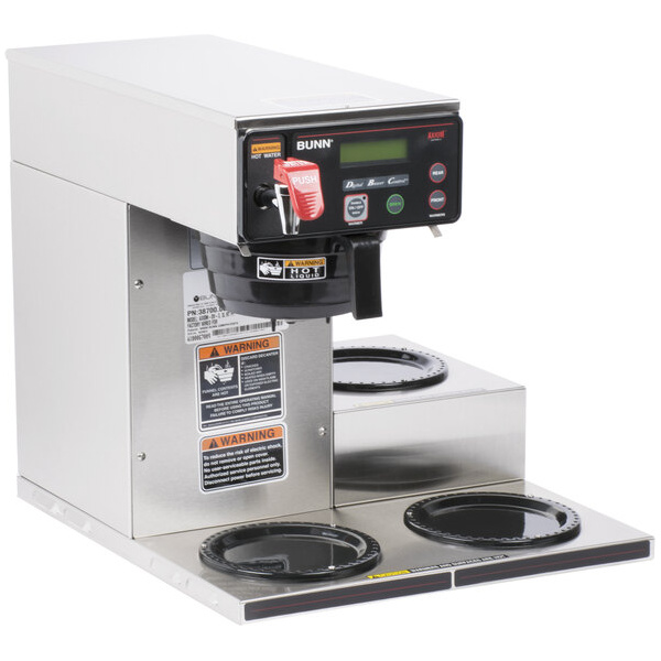 Bunn 38700.0009 Axiom DV-3 Automatic Coffee Brewer with 3 Lower Warmers