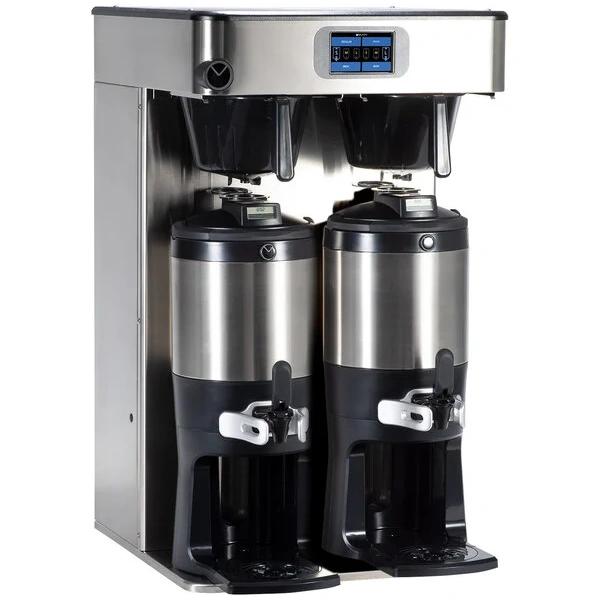 Bunn 53400.0101 ICB Twin Tall Platinum Edition Infusion Series Black / Silver Twin Automatic Coffee Brewer