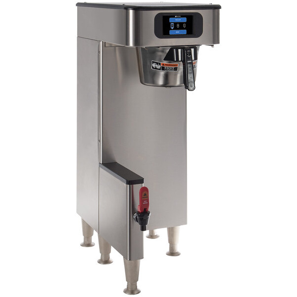 Bunn 54300.0101 ICB TF Platinum Edition Infusion Series Black / Silver Single Automatic Coffee Brewer - 120/240V, 6000W