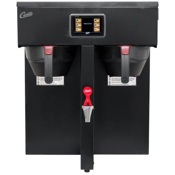 Curtis G4TP1T10B3100 G4 ThermoPro Black Twin 1 Gallon Coffee Brewer - 220V