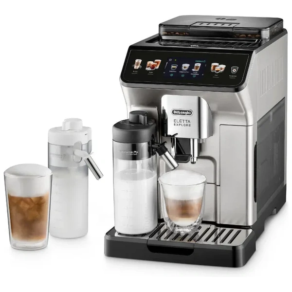 DeLonghi Eletta Explore Super Automatic Espresso Machine with Cold Brew ECAM45086S - Image 3
