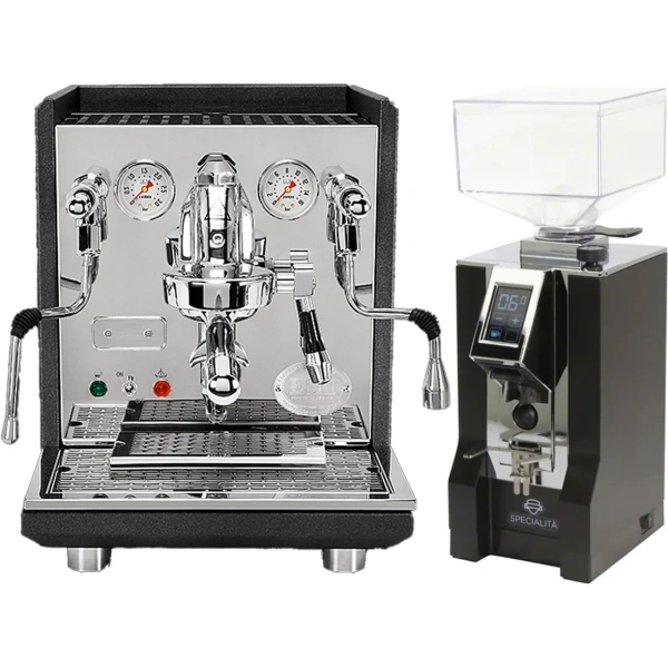 ECM Synchronika Espresso Machine (Anthracite) & Eureka Mignon Specialita Grinder (Anthracite)