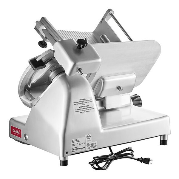 Estella SLM12 12" Heavy-Duty Manual Meat Slicer - 1/2 hp