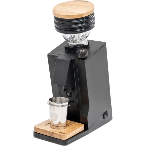 Eureka Oro Mignon Single Dose Grinder | Inclined To Zero Retention Grinder v1.1 (Black)