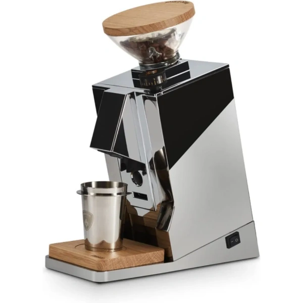 Eureka Oro Mignon Single Dose Grinder Inclined To Zero Retention Grinder v1.1 (Chrome)