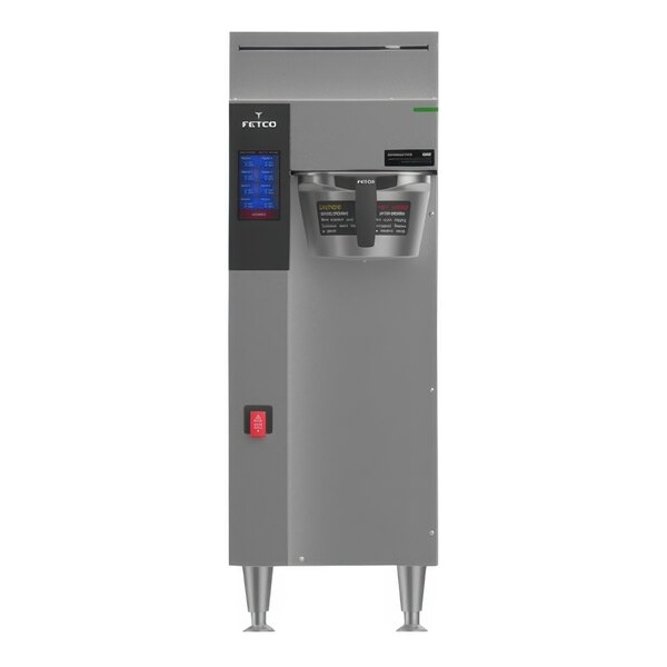 Fetco CBS-2251 NG Series Single Automatic Digital Coffee Brewer with Metal Brew Basket - 208/240V, 4500-6000W