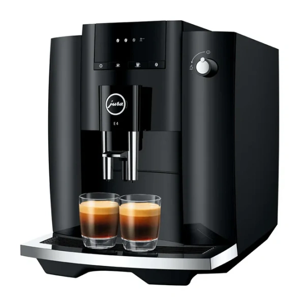 Jura E4 Super Automatic Coffee & Espresso Machine 15466 (Piano Black) - Image 2