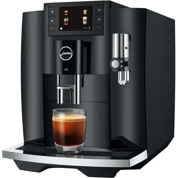 Jura E8 Piano Black Automatic Coffee Machine 15648 - Image 2