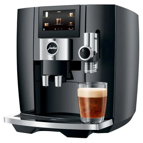 Jura J8 Super Automatic Espresso Machine 15557 Piano Black - Image 2