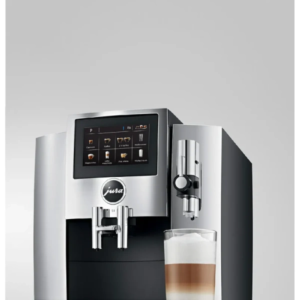 Jura S8 Super Automatic Coffee & Espresso Machine 15212 (Chrome) - Image 2