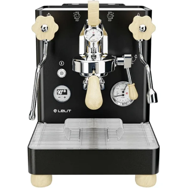 Lelit Bianca 3 Semi-Automatic Dual-Boiler E61 Espresso Machine with PID PL162TCB (Version 3) Black - Image 2