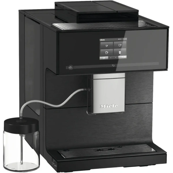 Miele CM7750 CoffeeSelect Super Automatic Countertop Coffee & Espresso Machine (Obsidian black) - Image 2