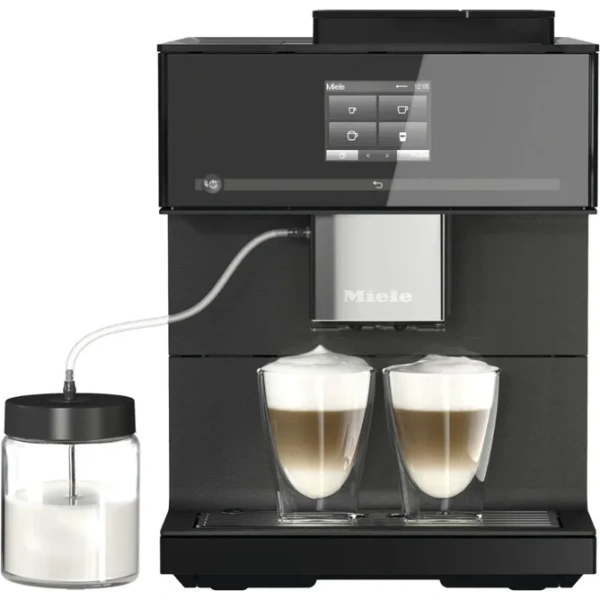Miele CM7750 CoffeeSelect Super Automatic Countertop Coffee & Espresso Machine (Obsidian black)