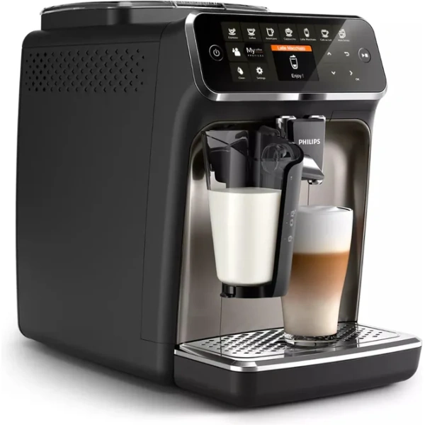 Philips 4300 LatteGo Super Automatic Espresso, Cappuccino, & Latte Macchiato Machine EP4347/94 - Image 3