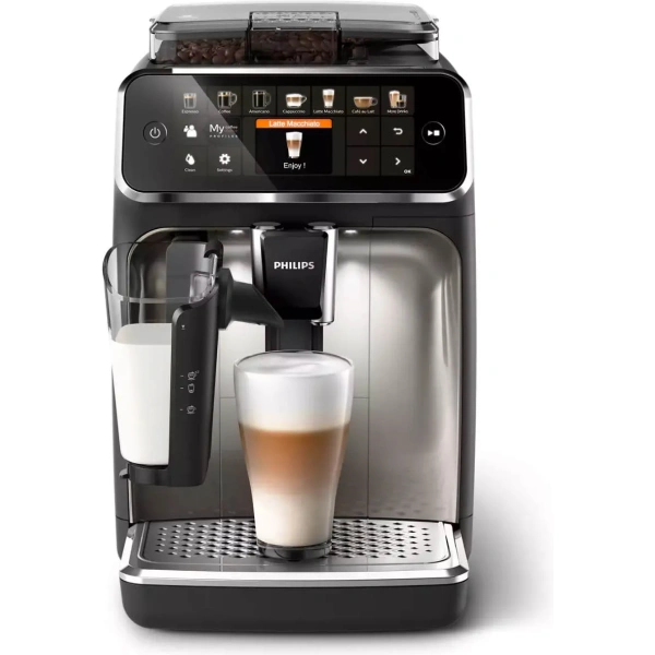 Philips 5400 LatteGo Super Automatic Espresso, Cappuccino, & Latte Machine EP5447/94