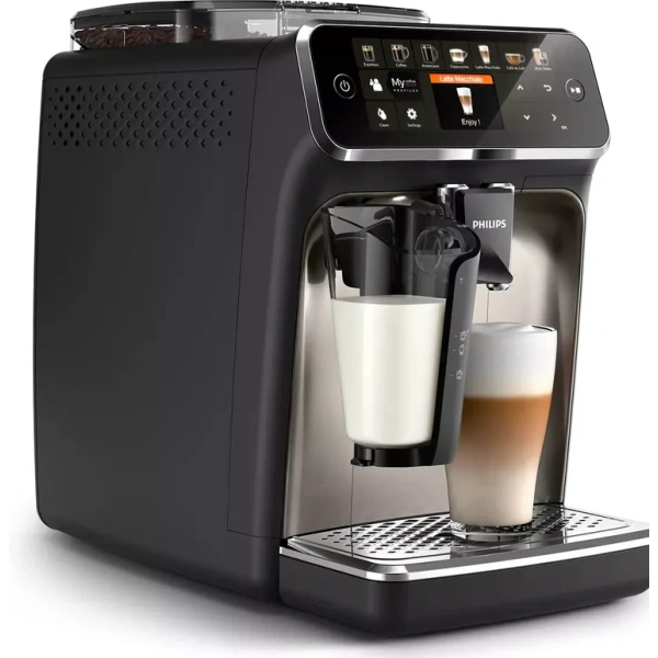 Philips 5400 LatteGo Super Automatic Espresso, Cappuccino, & Latte Machine EP5447/94 - Image 3