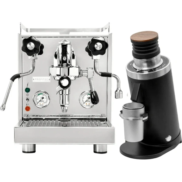 Profitec Pro 500 Espresso Machine & DF64 Gen 2 Grinder (Black)