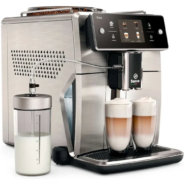 Saeco Xelsis SM7685/04 Super Automatic Espresso Machine (Stainless Steel / Silver) - Image 3