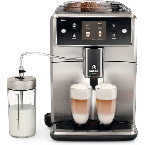 Saeco Xelsis SM7685/04 Super Automatic Espresso Machine (Stainless Steel / Silver)