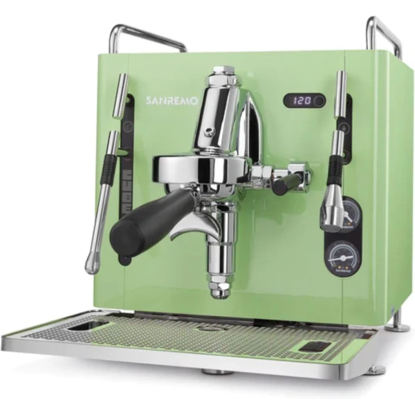 Sanremo Cube R Heat Exchanger Espresso Machine E61 Group Head (Green)